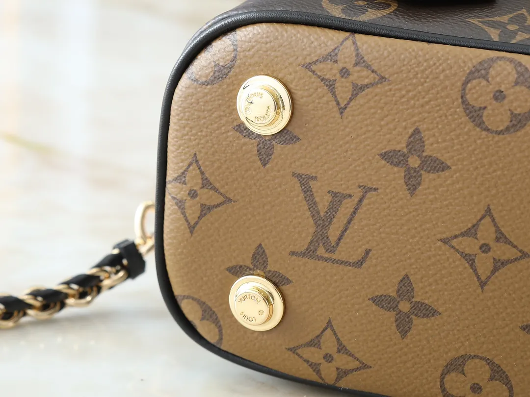 Louis Vuitton Vanity PM Handbag Monogram Reverse Classic - 图片 7