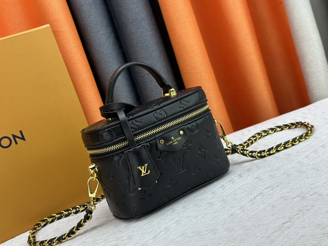 Alternative view of Louis Vuitton Vanity PM Handbag Monogram Empreinte Black