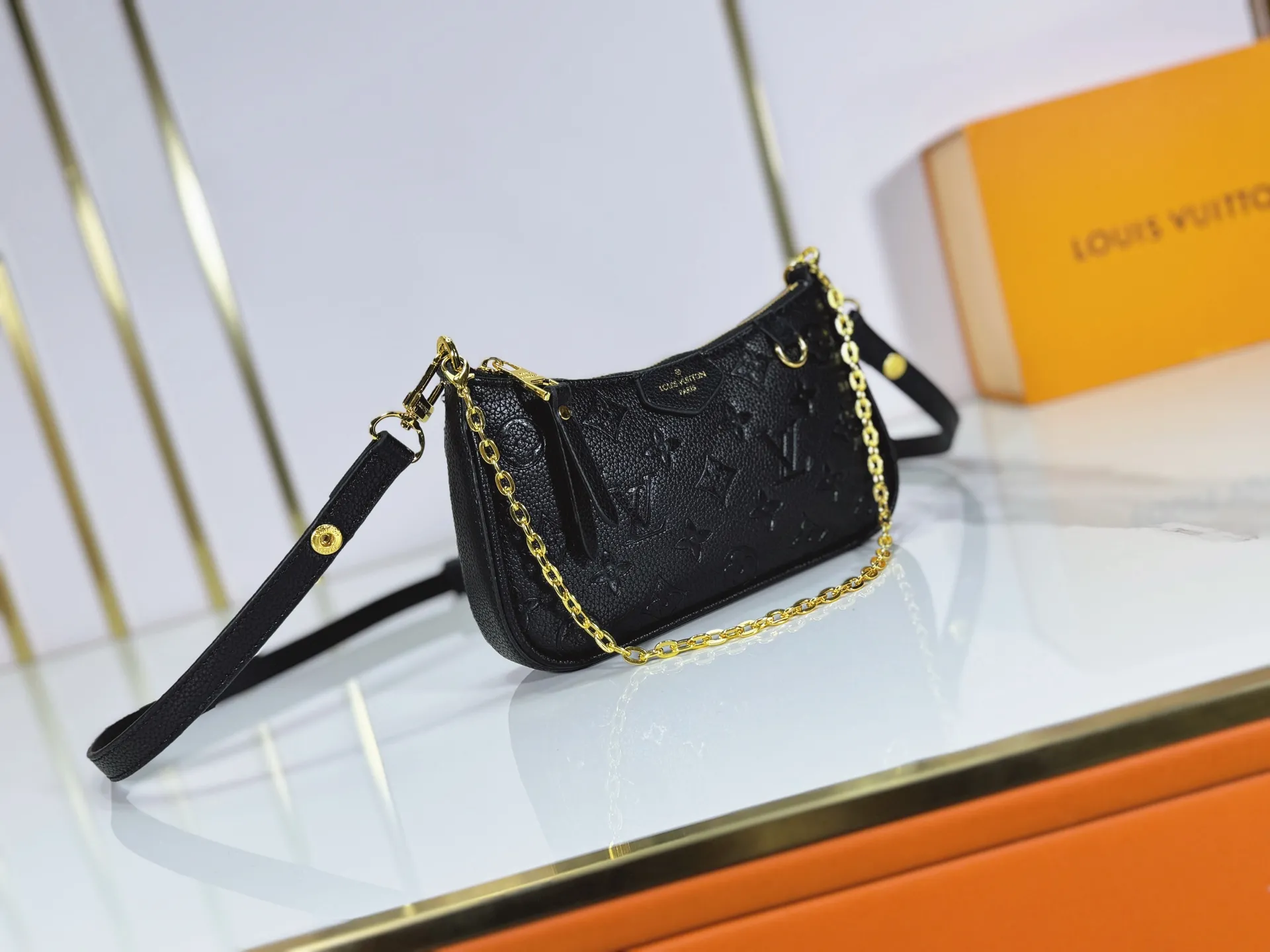 Louis Vuitton Easy Pouch on Strap Monogram Empreinte Black - 图片 2