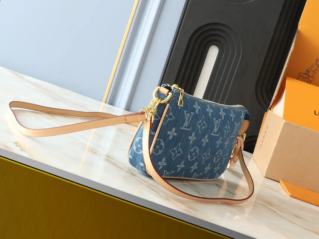 Alternative view of Louis Vuitton Pochette Accessoires Monogram Denim Blue