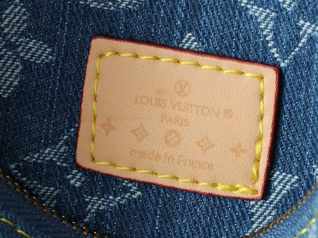 Louis Vuitton Pochette Accessoires Monogram Denim Blue - 图片 8