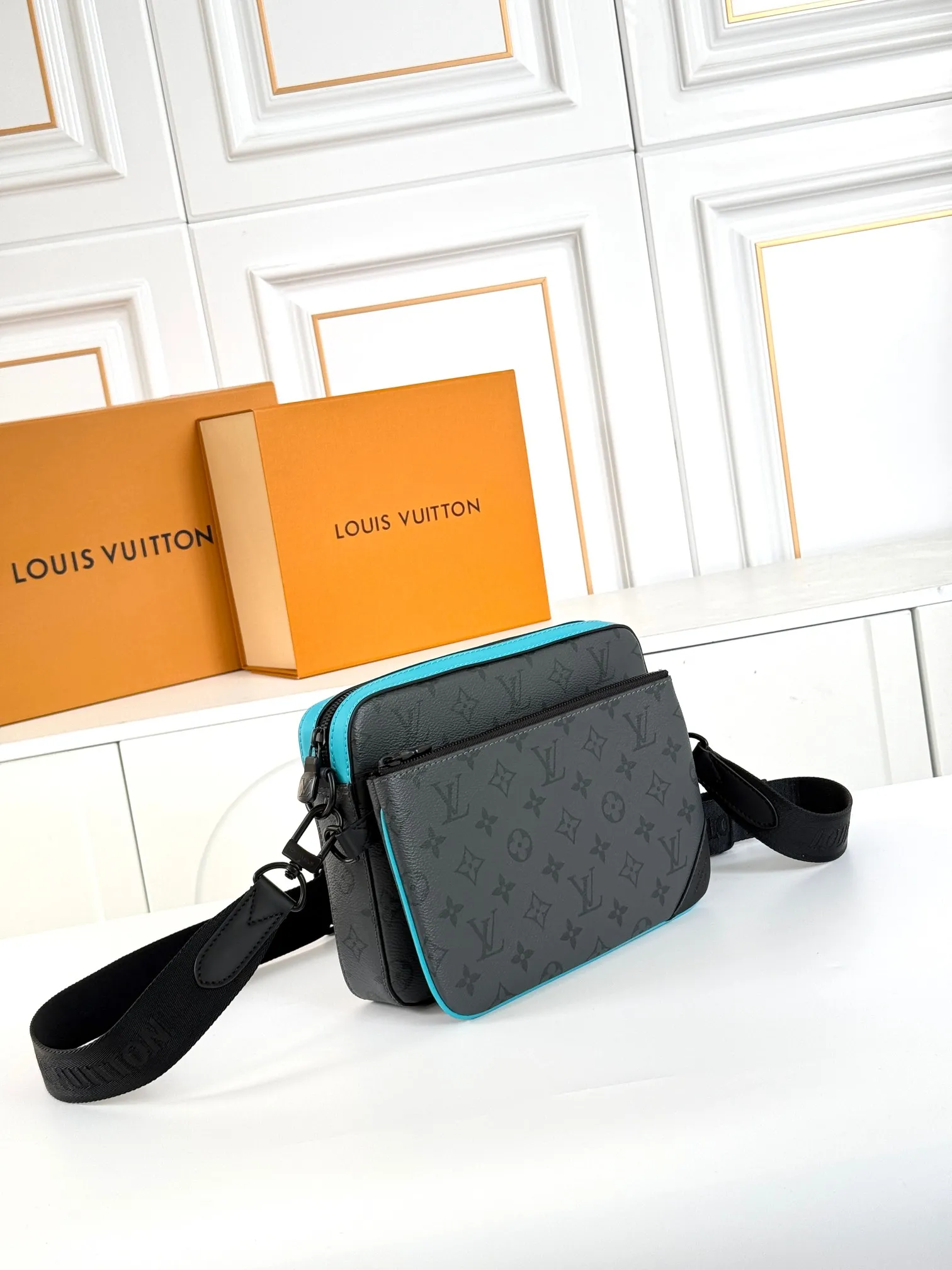 Alternative view of Louis Vuitton Trio Messenger Eclipse Black Shoulder Bag