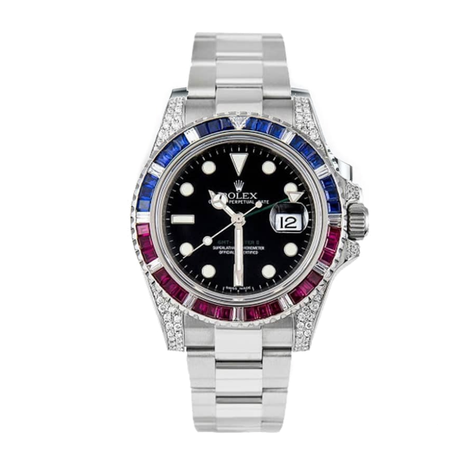 RolexGMT Master 116718LN ??Diamond Bezel?? Ultra Clone 1:1