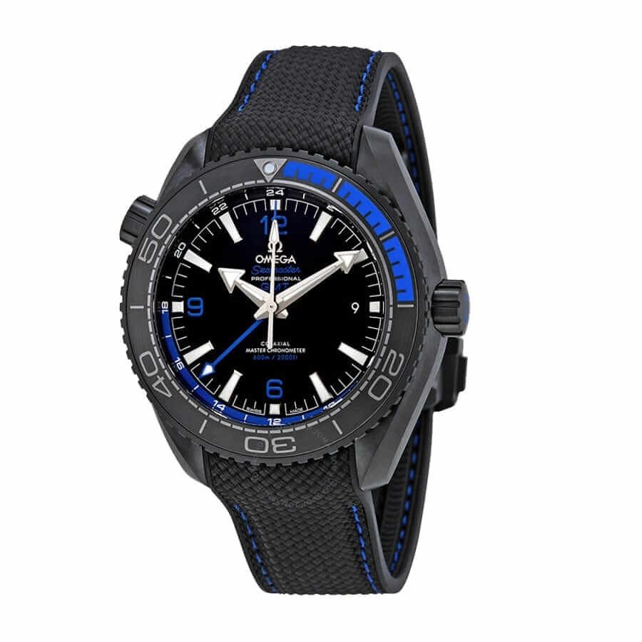 Alternative view of Omega Seamaster Planet Ocean Blue Ceramic Ref. 232.30.42.21.03.001 Ultra Clone 1:1