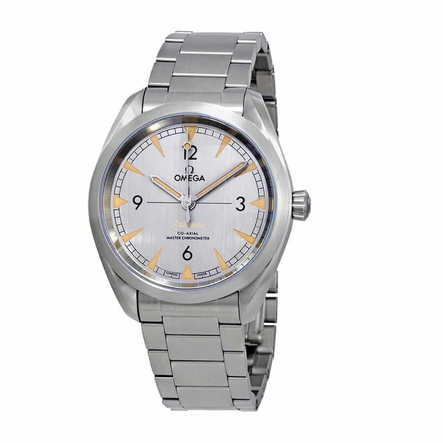 Alternative view of Omega Seamaster Railmaster Co-Axial Master Steel 220.10.40.20.06.001 Perfect Duplicate 1:1