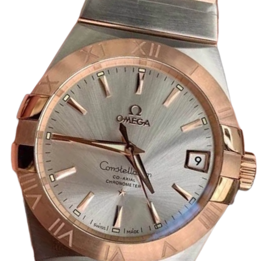 Alternative view of Omega Constellation Silver Dial 123.20.35.20.02.001 Perfect Clone Quality