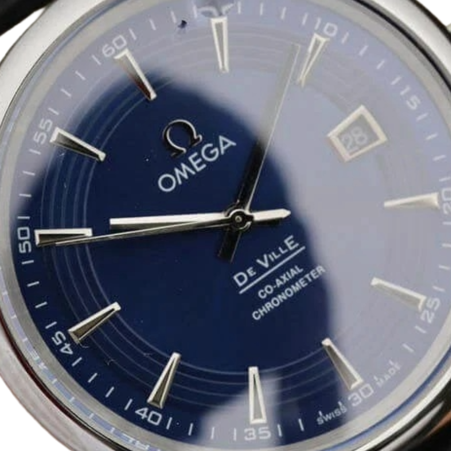 Alternative view of Omega De Ville Dark Blue Dial 431.33.41.21.03.001 Perfect Clone Edition