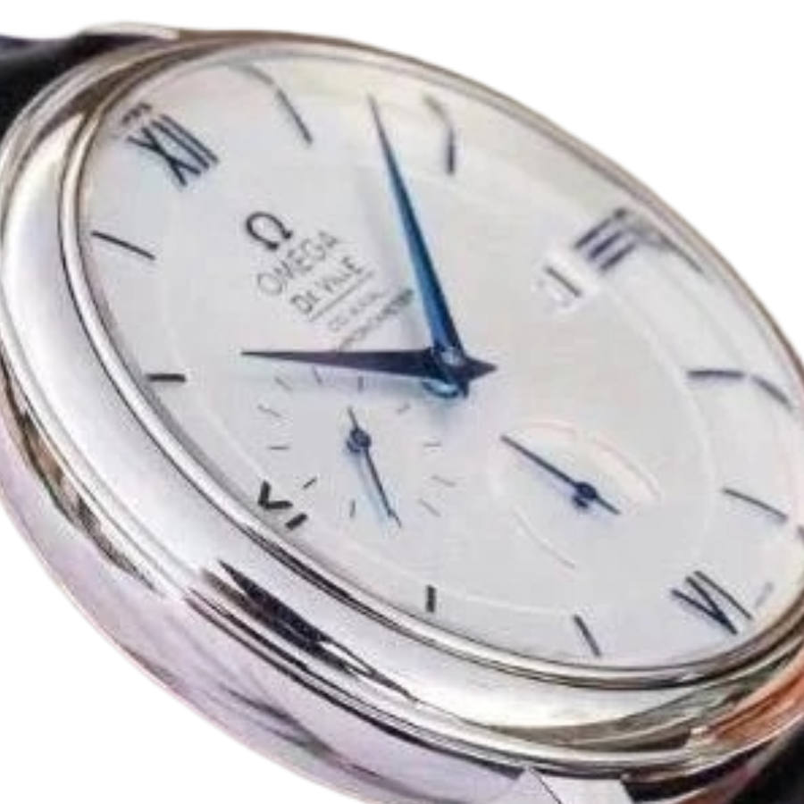 Alternative view of Omega De Ville White Dial 424.53.40.21.04.001 Mirror Clone Quality
