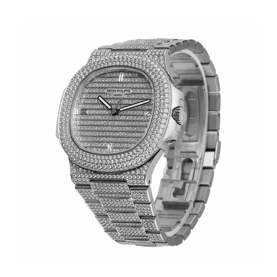 Alternative view of Patek Philippe Nautilus 5719/10G-010 ??Diamond?? Swiss Super Clone