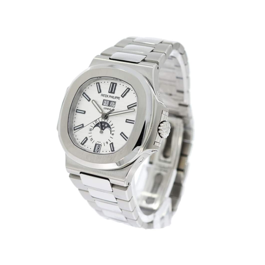 Alternative view of Patek Philippe Nautilus Annual Calendar 5726 ??White Dial?? Super Accurate Clone
