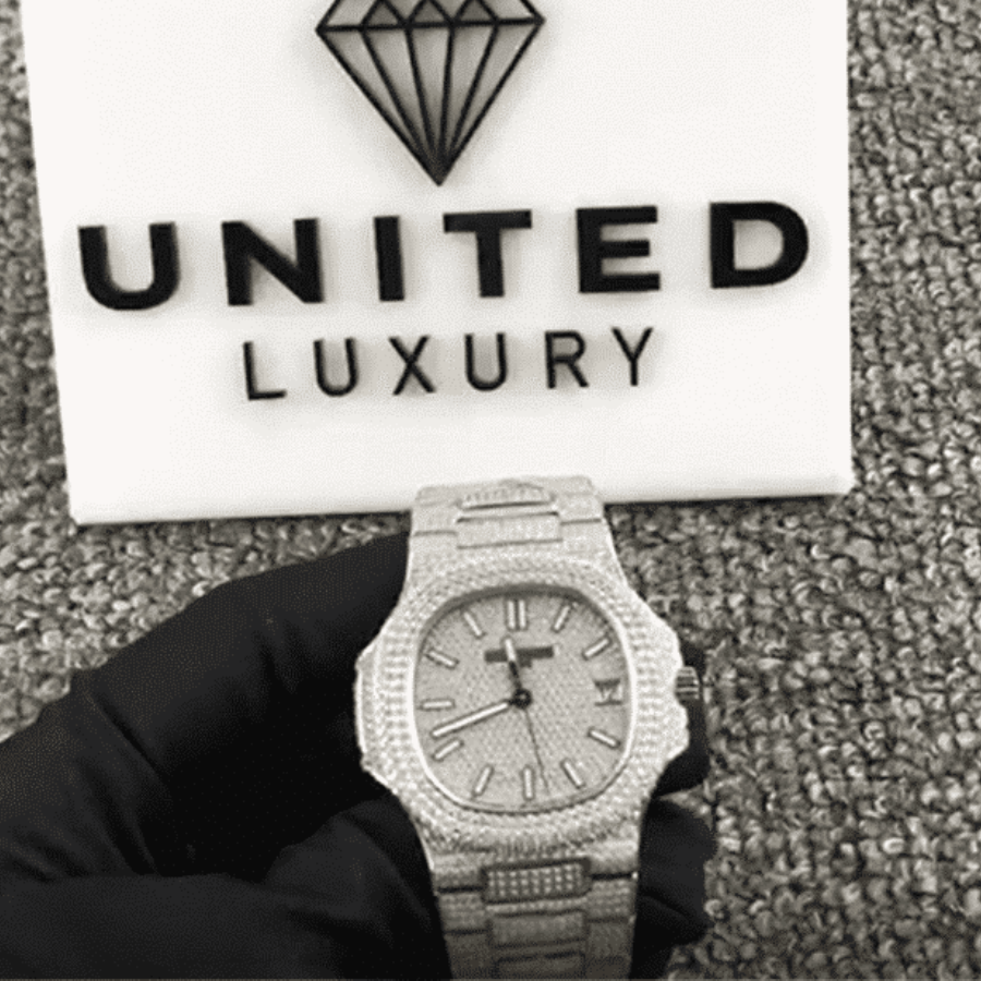 Patek Philippe Nautilus ??Iced Out?? 5719/10G Authentic Copy 1:1 - Image 3