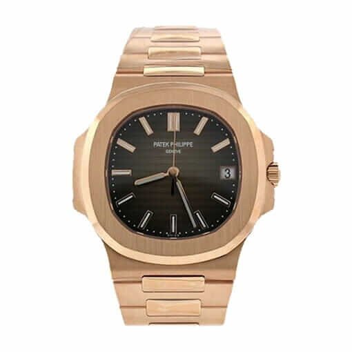 Patek Philippe Nautilus Chronograph 5980/1R-001 ??Rose Gold Black Dial?? Super Clone Edition