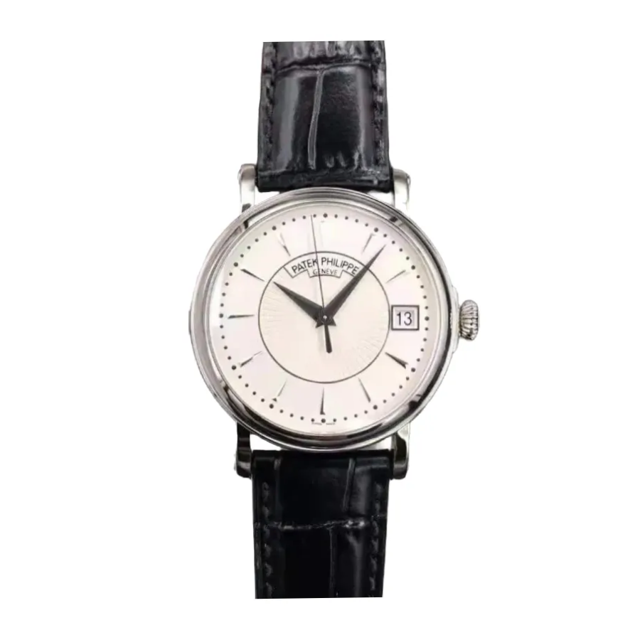 Patek Philippe Calatrava 5153G-010 ??White Gold Officer??s Case?? Authentic Clone 1:1