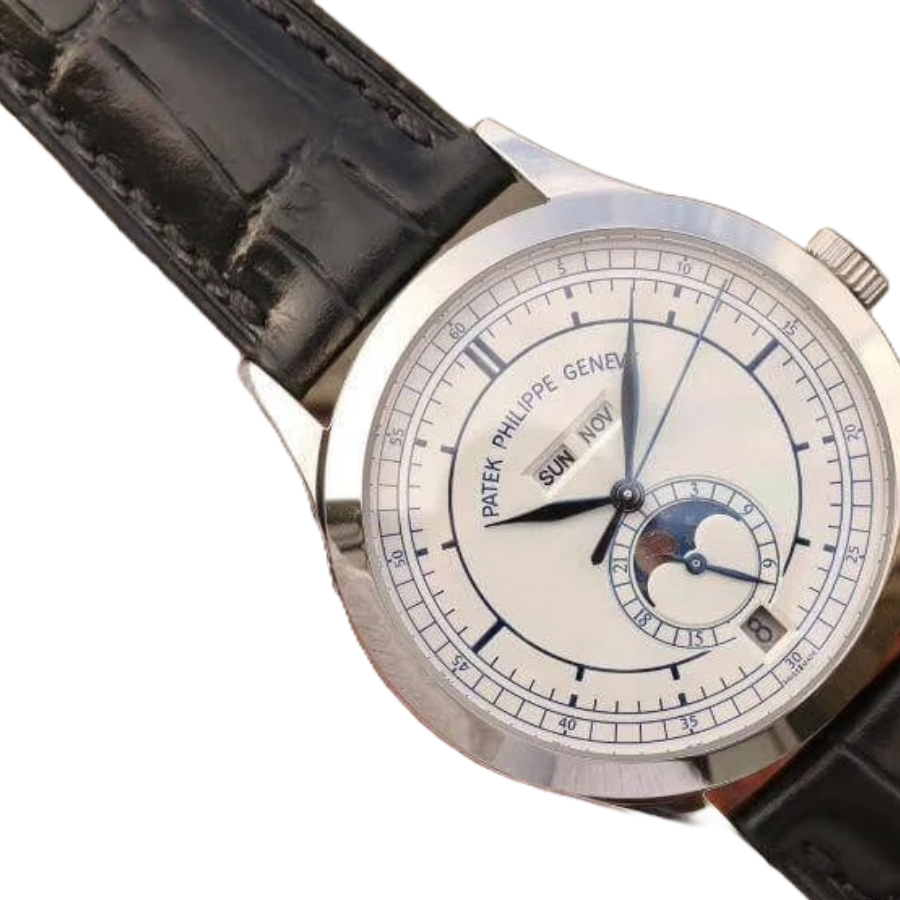 Alternative view of Patek Philippe Complications 5396G-001 ??White Gold Silvery Dial?? Ultra Clone 1:1