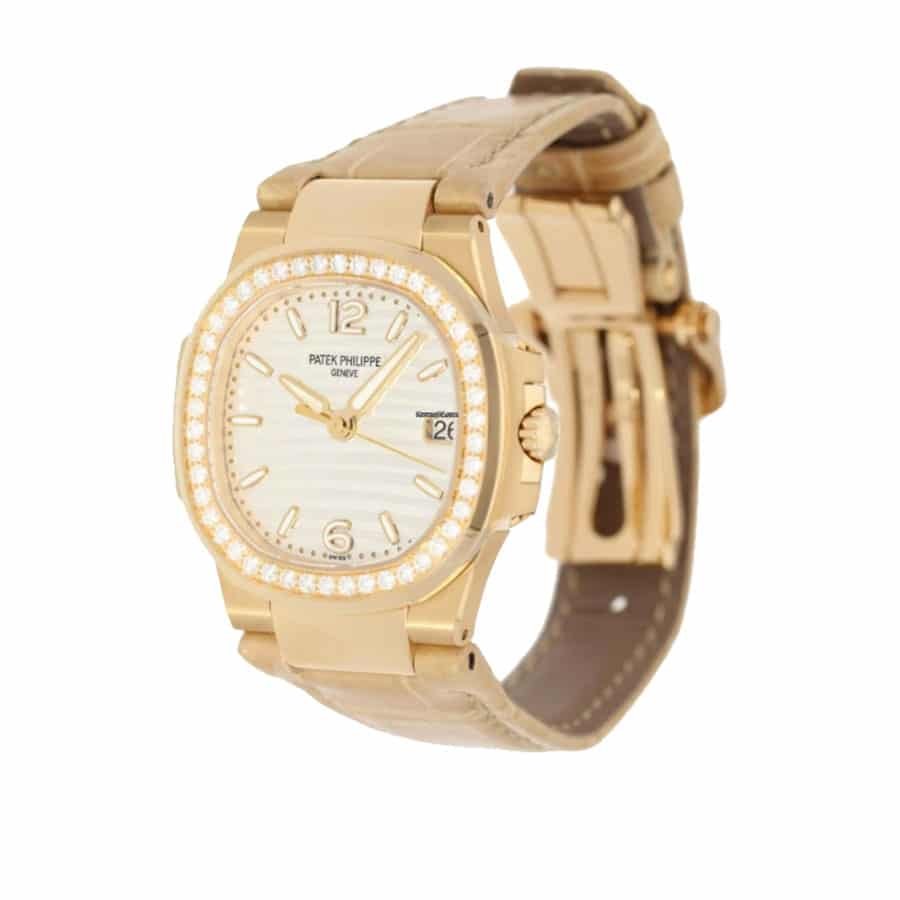 Alternative view of Patek Philippe Nautilus 7010R-011 ??Silver Dial?? High Fidelity Replica