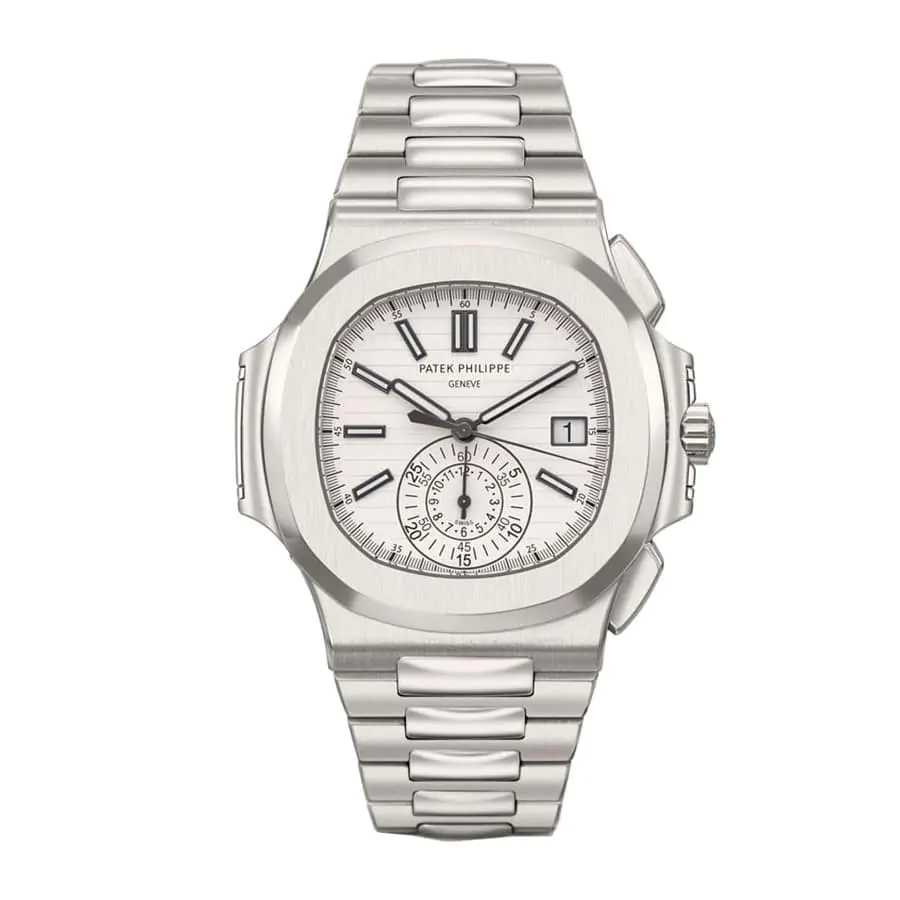 Patek Philippe Nautilus Chronograph 5980/1A-019 ??White Dial?? Precision Clone