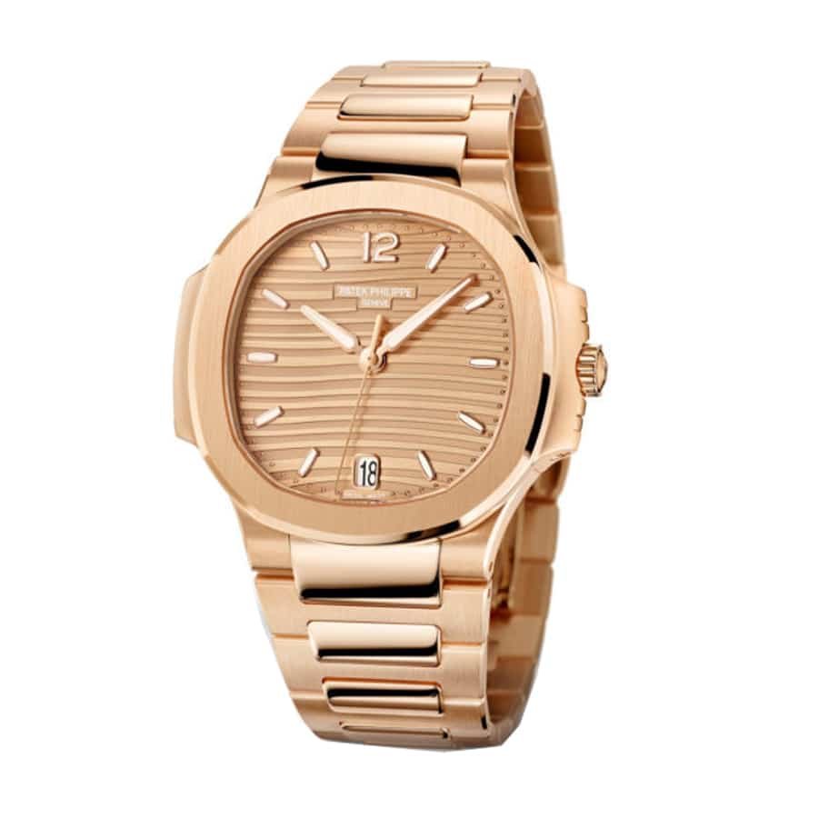 Alternative view of Patek Philippe Nautilus 7118/1R ??Ladies Rose Gold?? 1:1 Master Replica