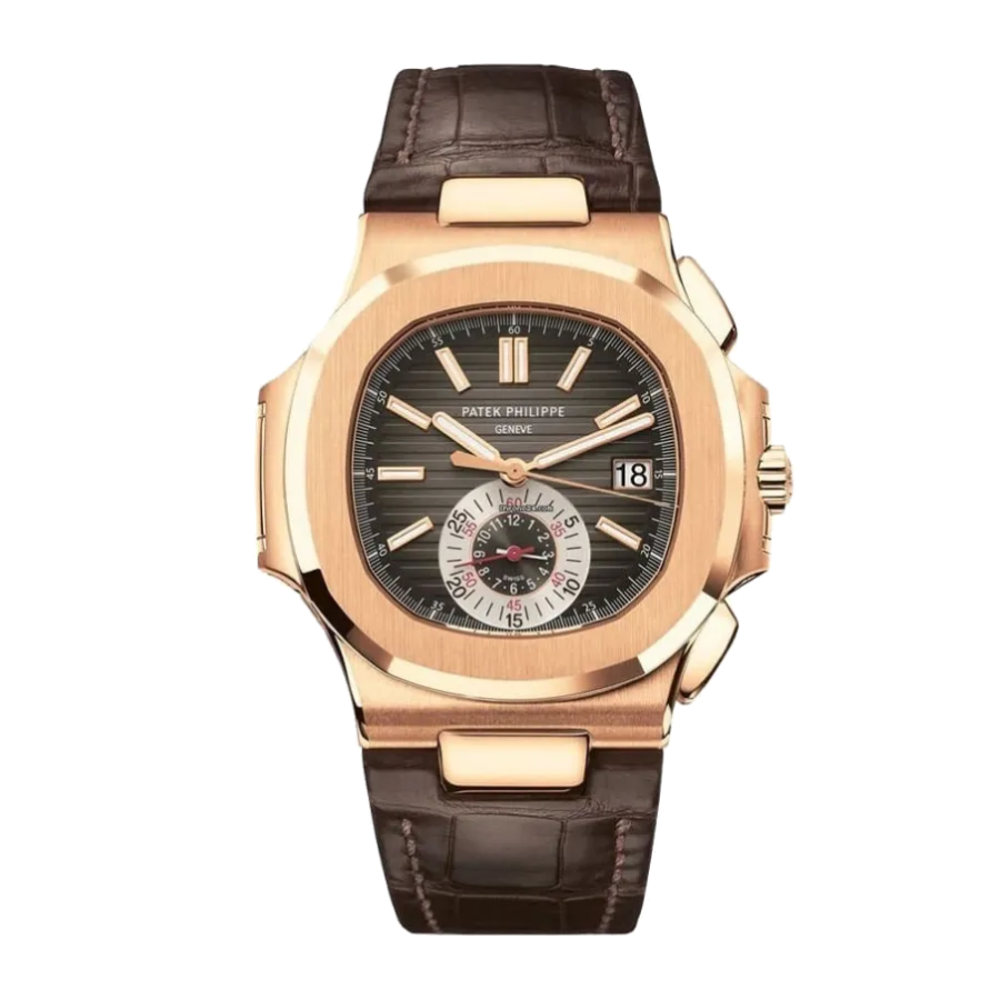 Patek Philippe Nautilus Chronograph 5980R ??Rose Gold?? Supreme Copy 1:1