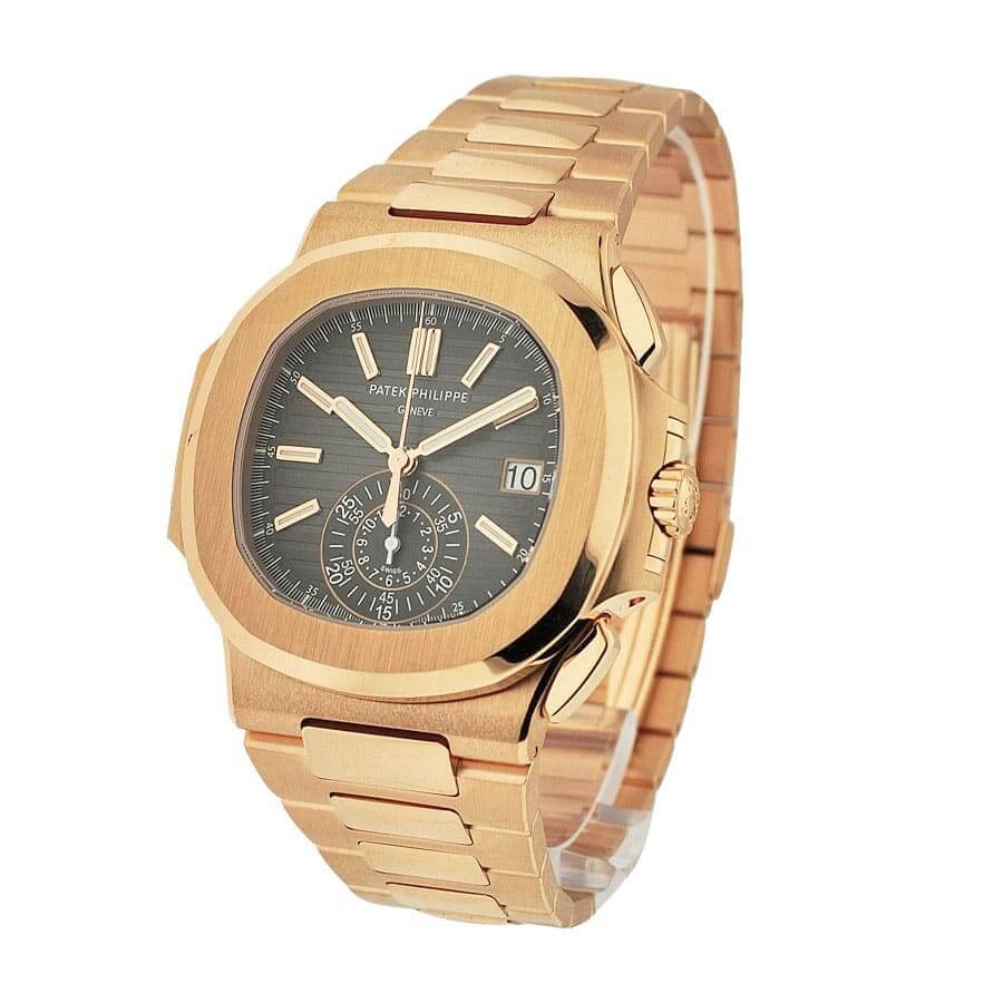 Alternative view of Patek Philippe Nautilus 5980 Brown Dial Premium Duplicate