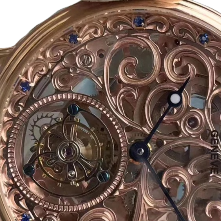 Patek Philippe Grand Complications Tourbillon Sapphire Rose Gold Ultra Fine Replica - 图片 4