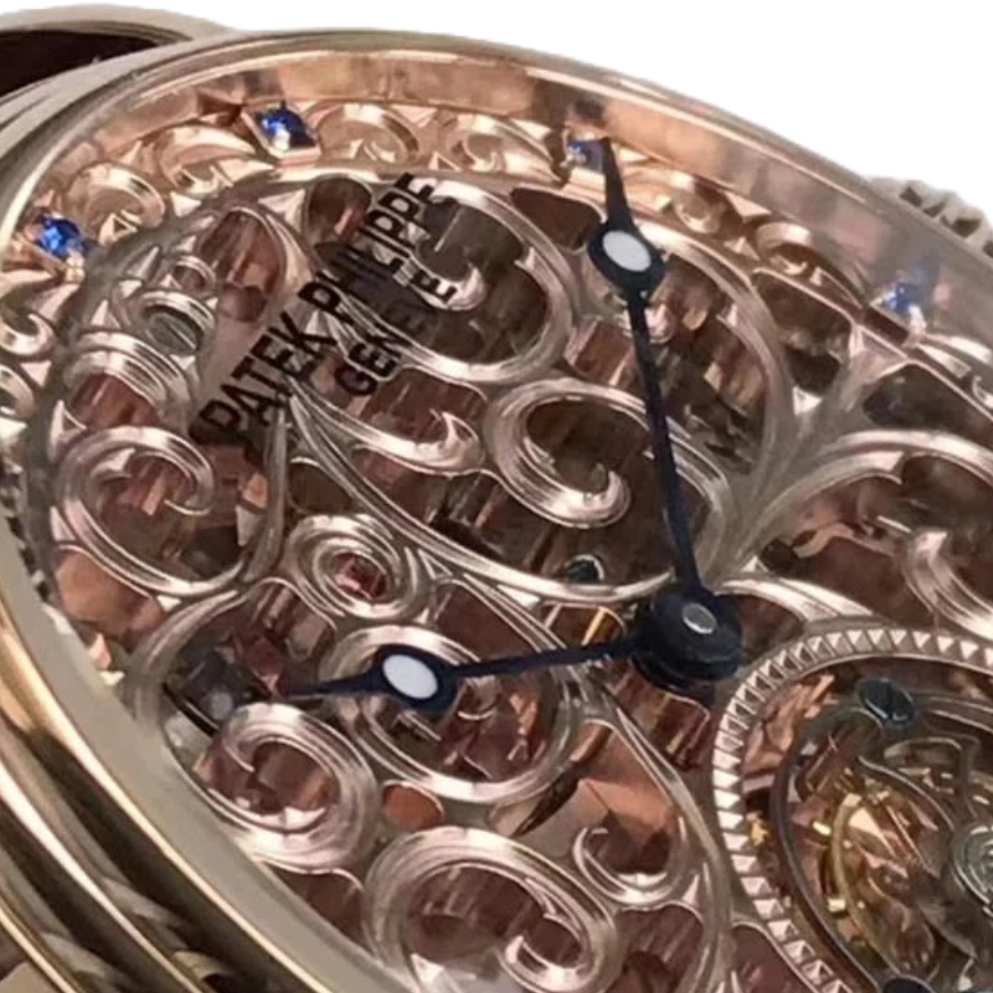 Patek Philippe Grand Complications Tourbillon Sapphire Rose Gold Ultra Fine Replica - 图片 3