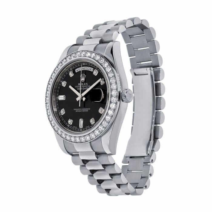 Alternative view of Rolex Day-Date White Diamond 228349RBR First-Class Clone