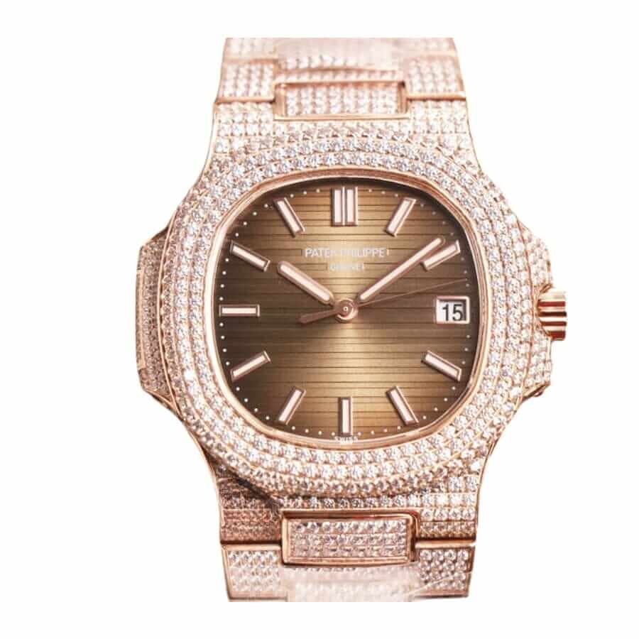 Patek Philippe Nautilus 5711 ??Iced Out Diamonds?? Authentic Replica Edition