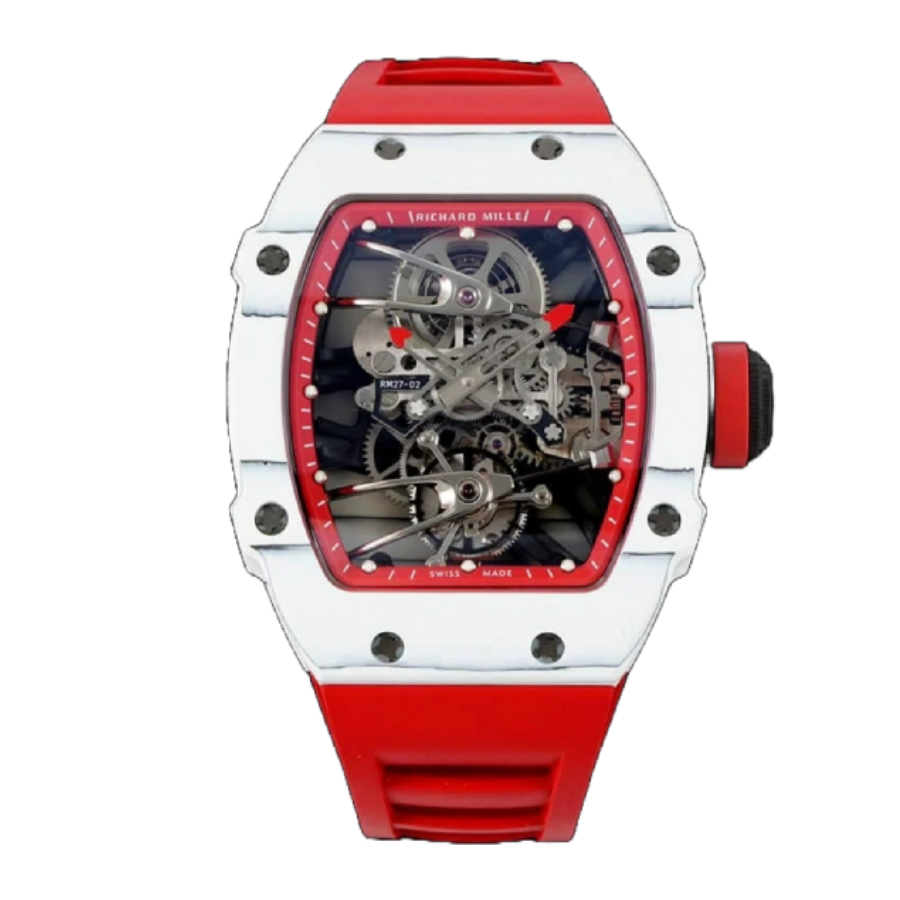 Richard Mille RM 27-02 Tourbillon ??Rafael Nadal?? Red Rubber Exceptional Replica 1:1