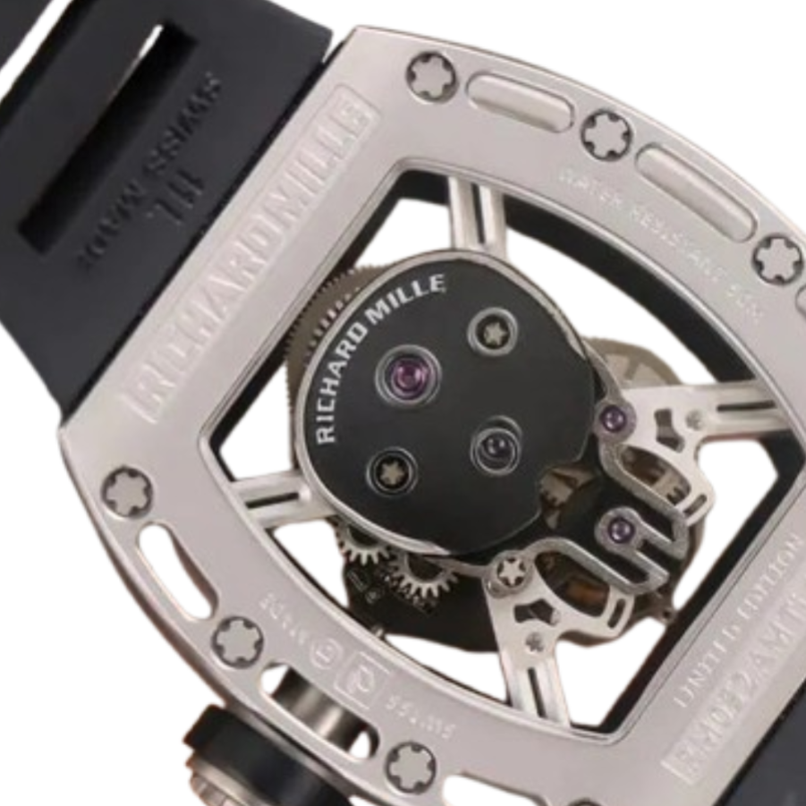 Richard Mille RM 52-01 Tourbillon ??Skull?? Grey Exclusive Clone Edition - 图片 7