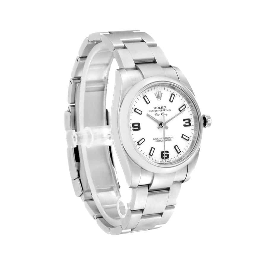 Rolex Air-King Stainless Steel White Dial 114200 Elite Clone Edition - 图片 3