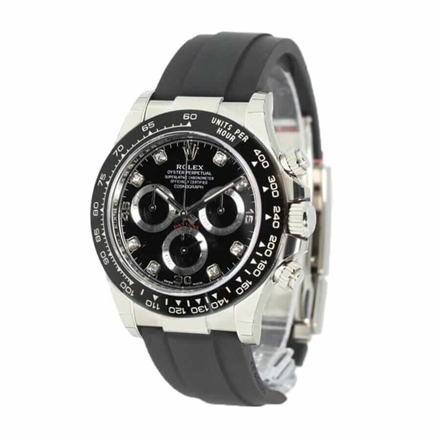 Alternative view of Rolex Daytona Cosmograph 116519LN ??Oysterflex?? 1:1 Clone Edition