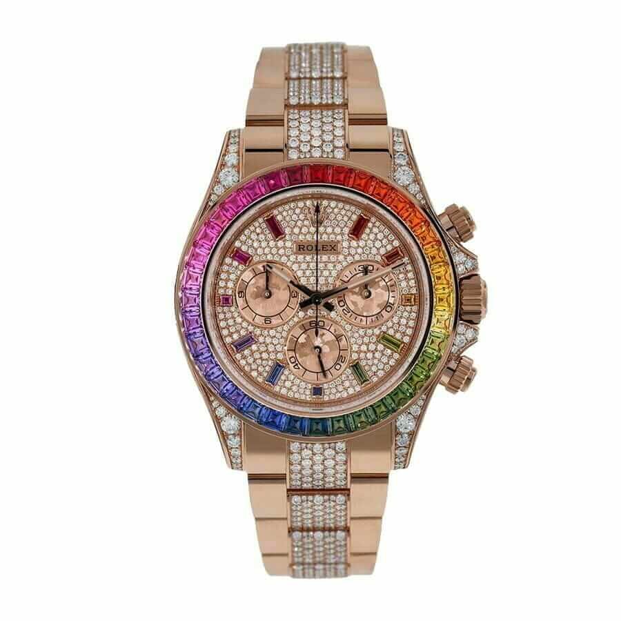 Rolex Daytona ??Rainbow?? 116520-0016 Superior Replica - 图片 5