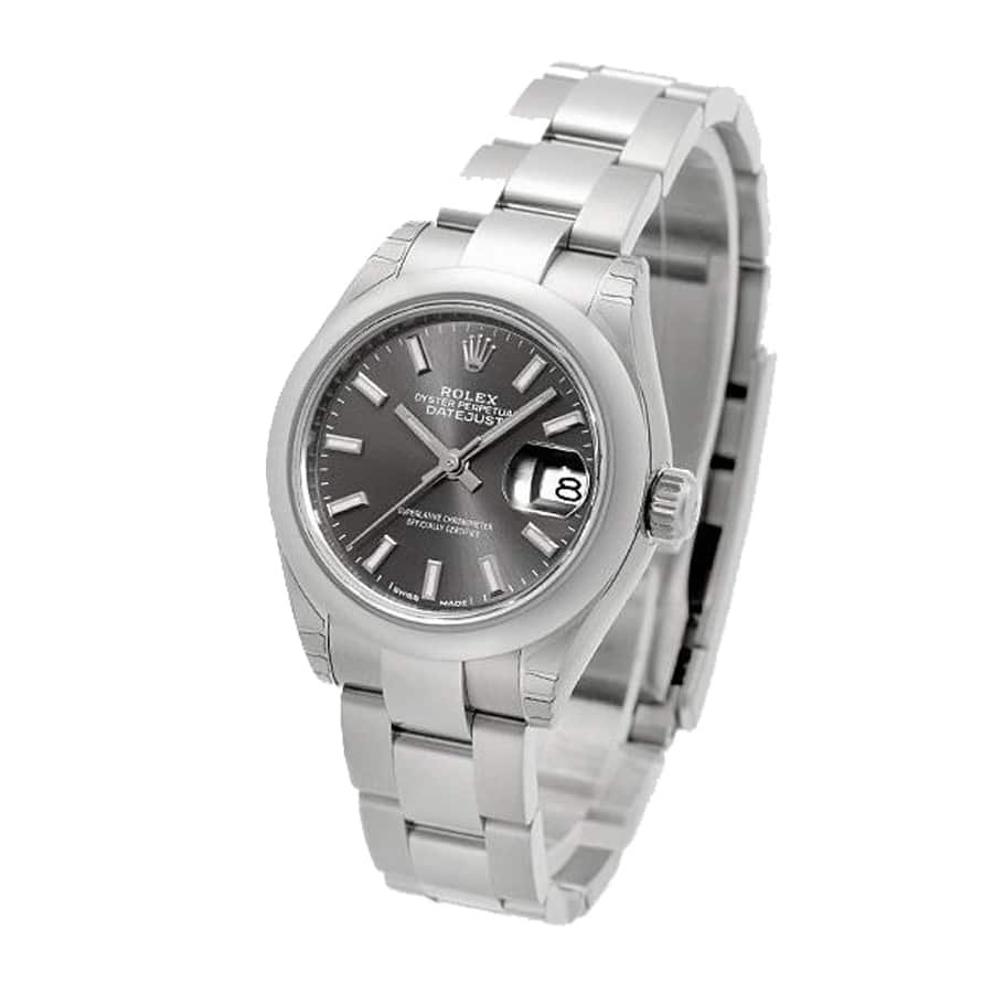 Alternative view of Rolex Lady-Datejust 279160 Dark Grey Dial Ultimate Clone Quality