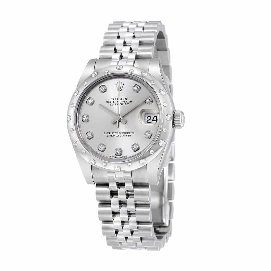 Alternative view of Rolex Datejust 178344 Diamond Bezel Exact Replica 1:1