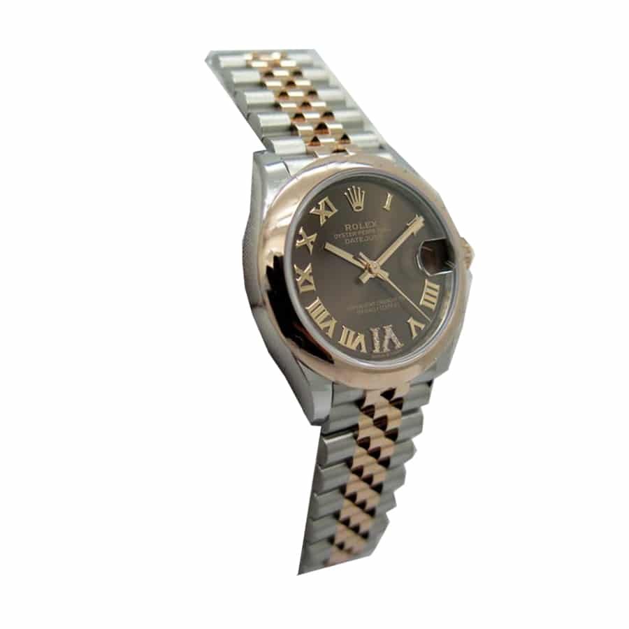 Alternative view of Rolex Datejust 278341RBR Chocolate Diamond Dial Authentic Clone 1:1