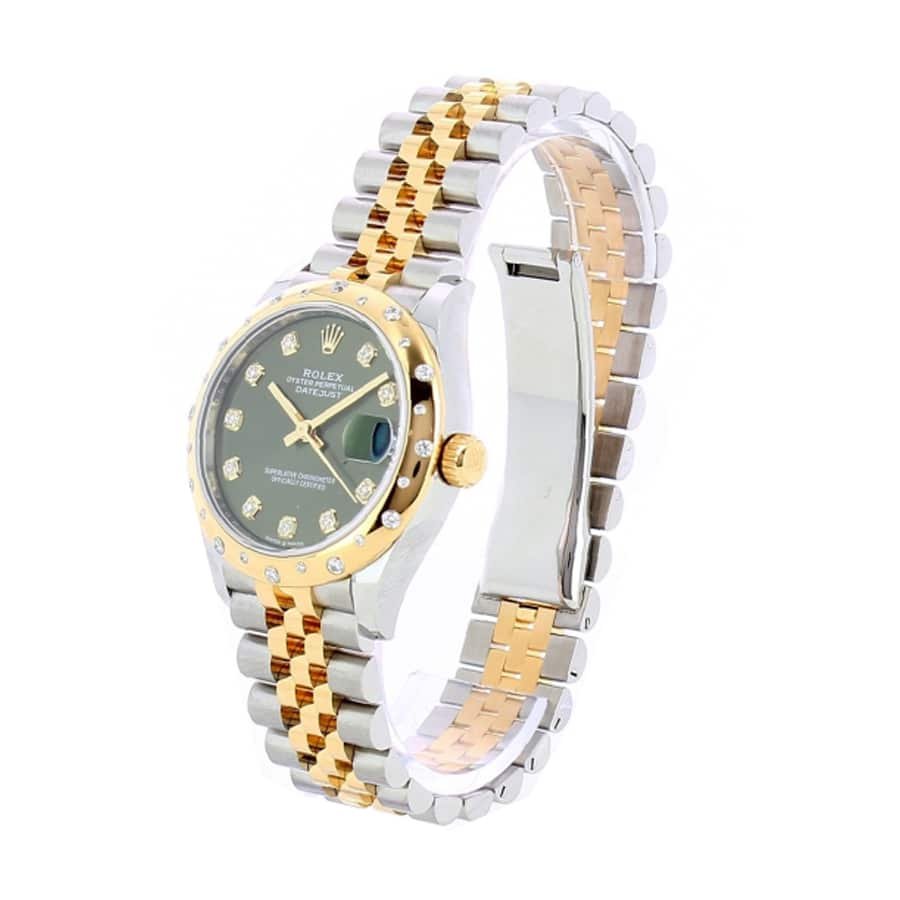 Alternative view of Rolex Datejust 278343RBR Champagne Roman Dial Ultra Realistic Replica