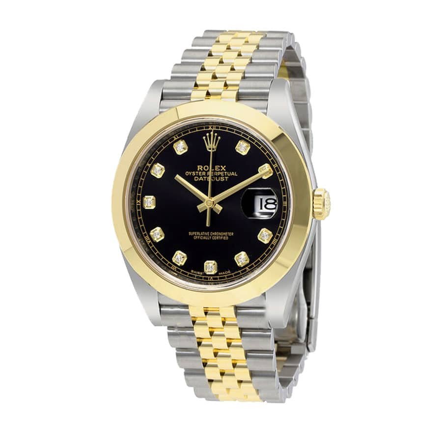 Alternative view of Rolex Datejust 126303BKDJ Near Original Replica