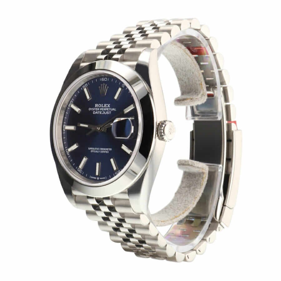 Alternative view of Rolex Datejust 126300 ??Blue Dial?? Ultra Precision Replica