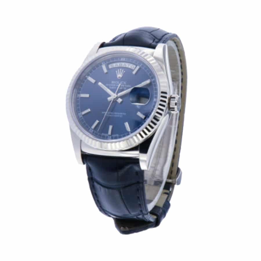 Alternative view of Rolex Day-Date 118139-0004 ??Blue Dial?? Perfect Duplicate 1:1