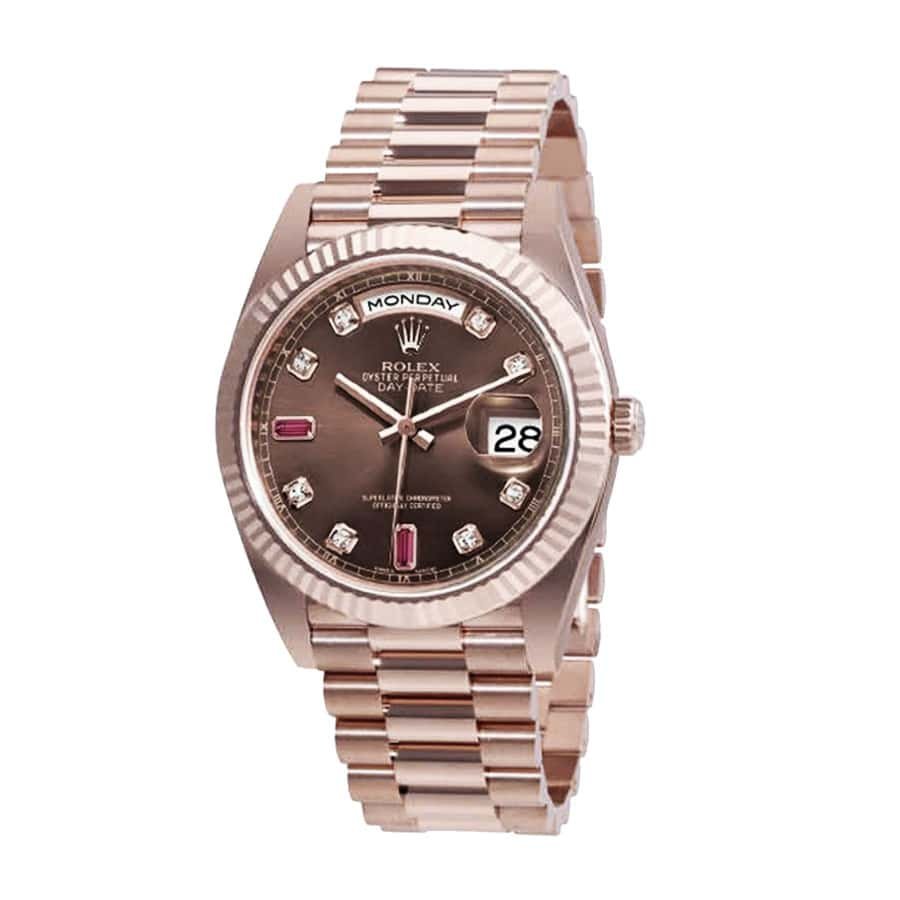 Alternative view of Rolex Day-Date 128235 ??Chocolate Dial?? Top Grade Clone 1:1
