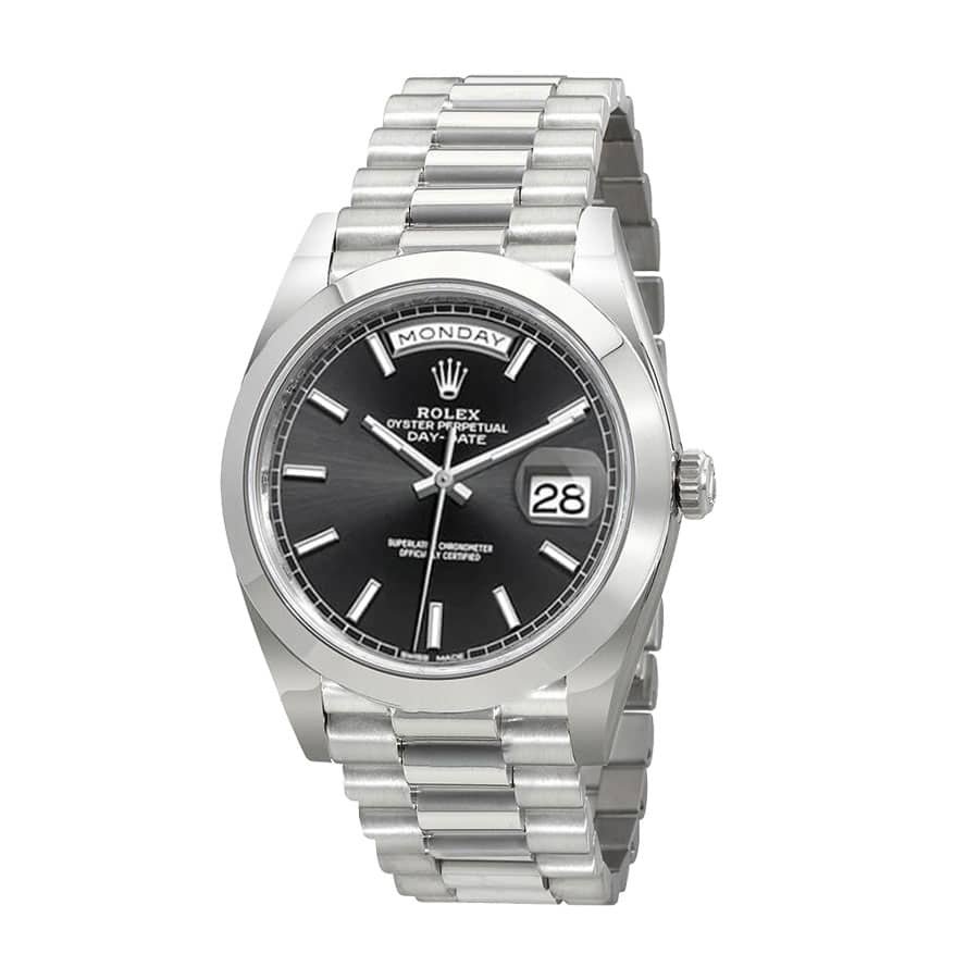 Rolex Day-Date 228206 ??Black Diagonal Dial?? Premium Copy 1:1 - 图片 2