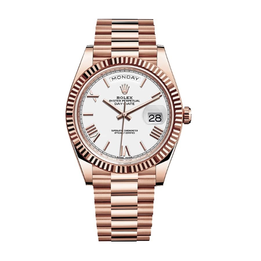 Rolex Day-Date 228235 ??White Dial?? Signature Replica 1:1