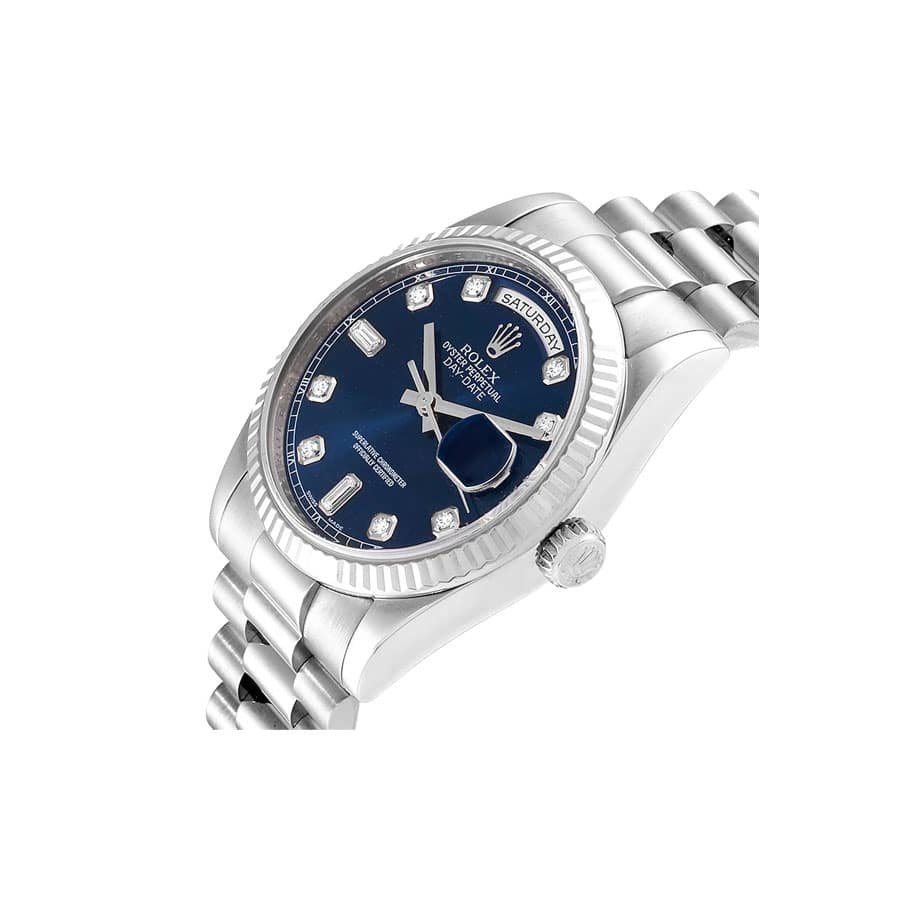 Rolex Day-Date 128239 ??Blue Diamond Dial?? High Fidelity Replica - 图片 3