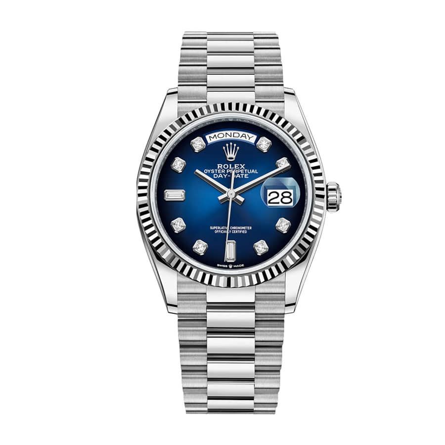 Rolex Day-Date 128239 ??Blue Diamond Dial?? High Fidelity Replica
