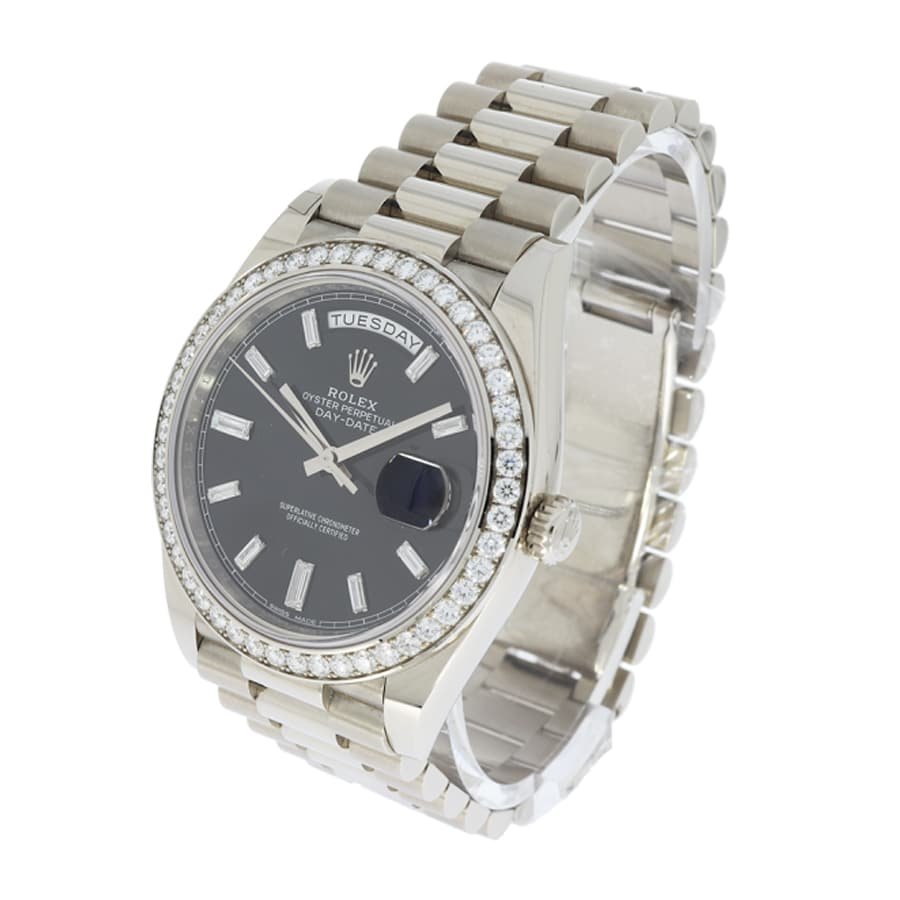 Alternative view of Rolex Day-Date 228238-0004 ??Black Diamond Dial?? Ultra Realistic Replica