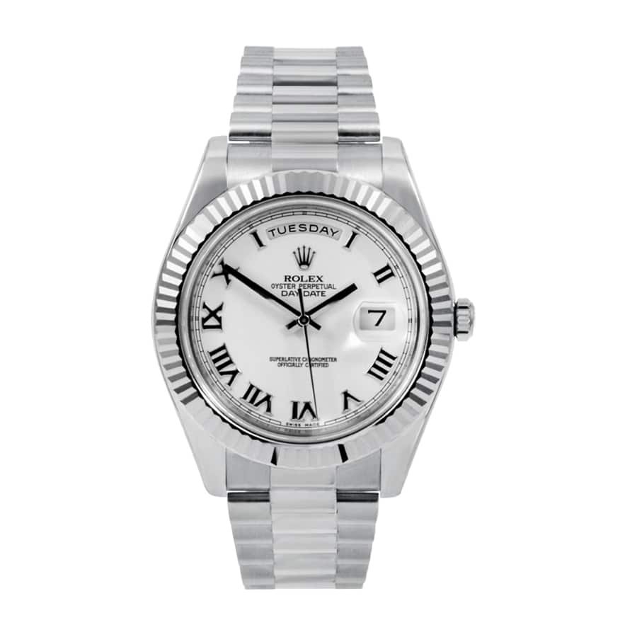Rolex Day-Date II 218239 ??White Dial?? Perfect Clone Quality