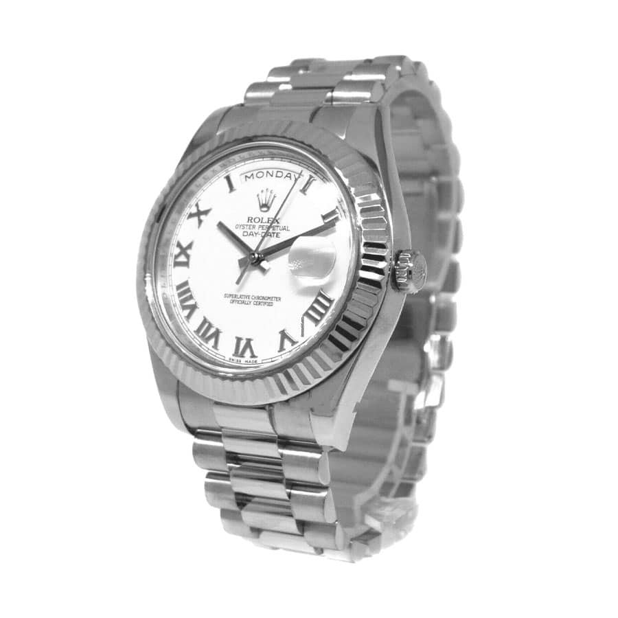 Alternative view of Rolex Day-Date II 218239 ??White Dial?? Perfect Clone Quality