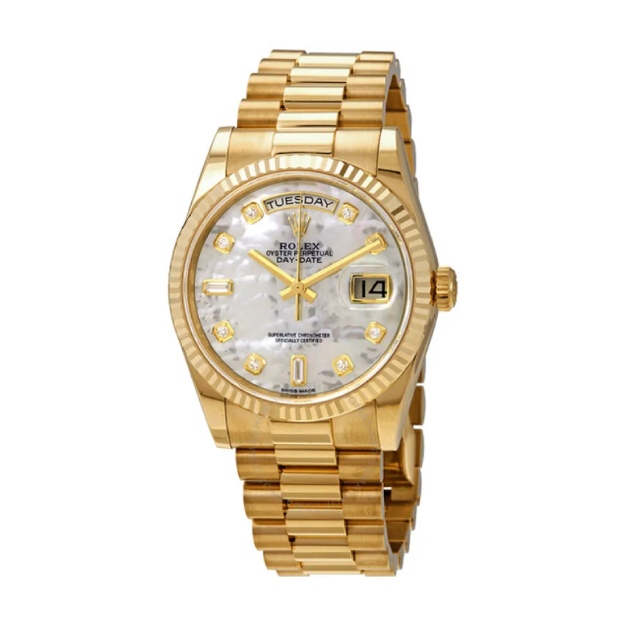 Alternative view of Rolex Day-Date 128238 ??Mother of Pearl?? Swiss Super Clone
