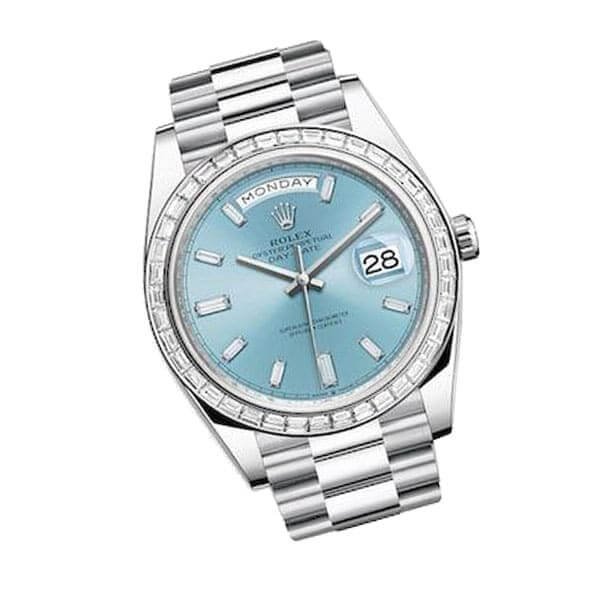 Rolex Day-Date 228396TBR ??Ice Blue Baguette?? Pro Clone 1:1 - 图片 3