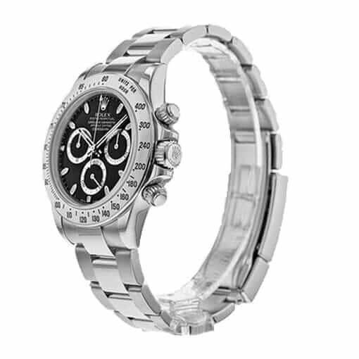 Alternative view of Rolex Daytona Cosmograph 116520 ??Black Dial?? Ultra Realistic Copy